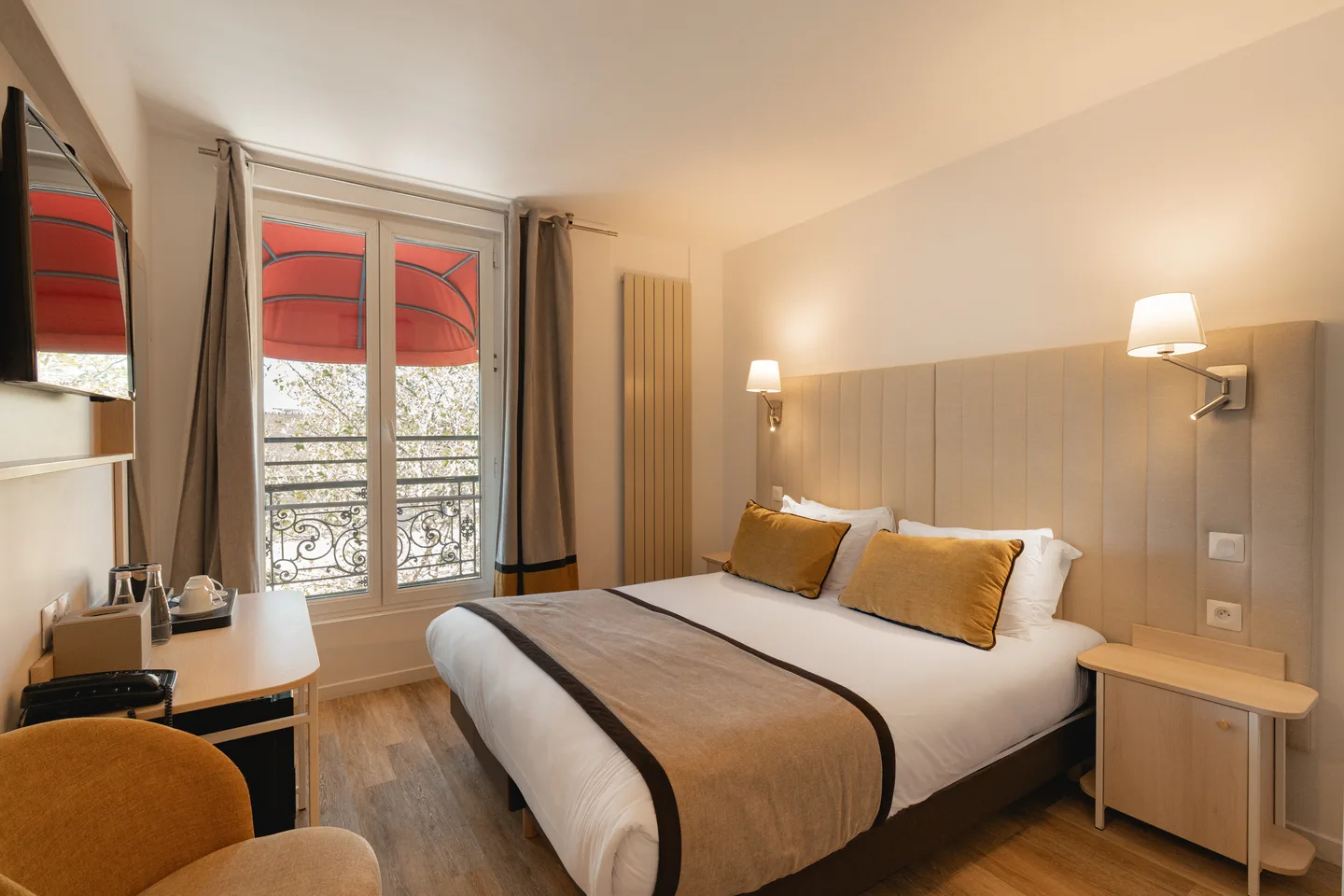 View — 双人房，景观房 — Derby Eiffel Hotel, 第七区 - Invalides